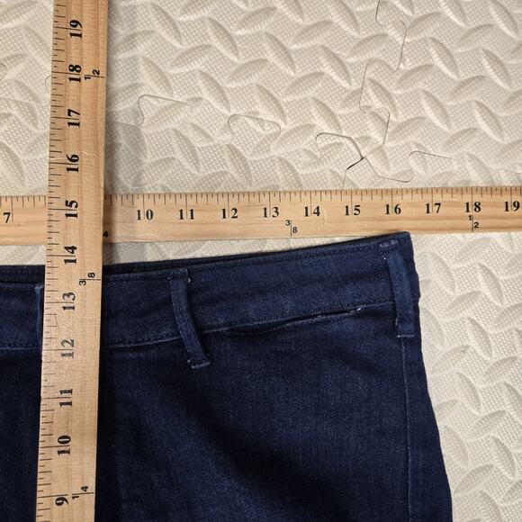 Pilcro Wide Leg Jeans The Skipper High Rise Full Length Dark Wash Womens 31 Boho - Picture 10 of 12